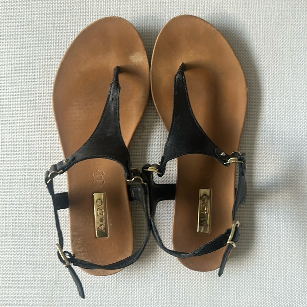Aldo sandals in lightly worn condition